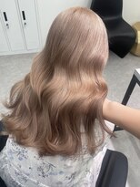 ペレ アネックス 大阪梅田茶屋町店(PELE ANNEX)&nbsp;ホワイトグレージュ/デジタルパーマ/チェリーブラウン/梅田