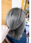 シャドールーツ×バレイヤージュで立体感と透明感を両立！