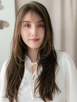 カバーヘア ブリス 川口(COVER HAIR bliss) □フェイスフレーミング姫カットレイヤーロング416川口20代30代