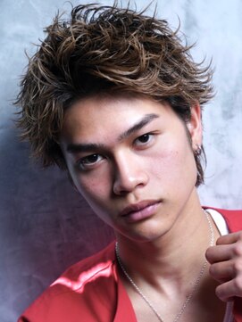 リロン 新宿(RIRON) 【RIRON】スパイキーショート×スパイラルパーマ