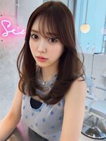 ハローバイシー 仙台(Hello by Sea)&nbsp;ミディアム×暗めカラー[デザインカラー/フェイスフレーミング]