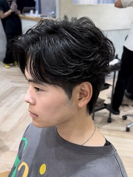 曲がる縮毛矯正専門店 バイ レイズ 名駅(曲がる縮毛矯正専門店 by RAYS) ニュアンスフェザーパーマフェザーショートセンターパート h