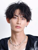 リップス 表参道店(LIPPS)&nbsp;ショートセンターパート【コンマバング】ツーブロック