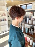 大人ショートパーマ