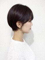 エアー 青山(AIR)&nbsp;丸みショートシースルーバングくびれボブマッシュショート