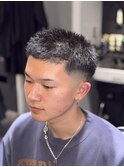 海外ヘア/スパイキーショート/スキンフェード/河原町三条F