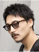 大分メンズパーマルーズショートアクティブショートツイスパ緩め