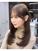 韓国レイヤー/韓国風/ボブ/髪質改善/黒髪/ブリーチなし〔池袋〕
