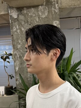 リラクオーレメンズ(LIRA CUORE men's) シャドウパーマ/メンズ縮毛矯正/毛流れセンターパート