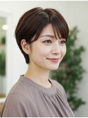 30-40代にオススメ★耳かけ小顔ショート