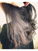 インナーホワイトアッシュロング