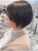 丸みのあるショートボブ＠サロンスタイル