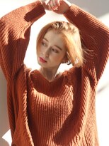 アイティー バイ アルバム 浦和店(IT by ALBUM)&nbsp;ラフショートボブ_ココアブラウンフリンジウェーブ_67469