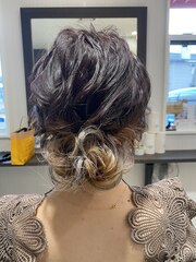 お呼ばれヘアセット