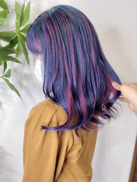 リタヘア(Re:ta Hair) ブルーとネオンピンク【飯田淳平】Re:ta Hair