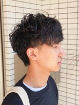 スウェル 船橋店(Swell)&nbsp;ハイライト/マッシュパーマ/束感/波巻き/メンズ