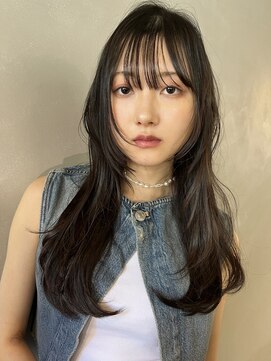 パーク(PARK) 【PARK】ダークブラウン×フェザーレイヤー