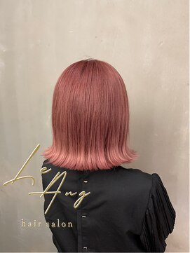 レアング(LeAng) ボブ　& オリエンタルピンク