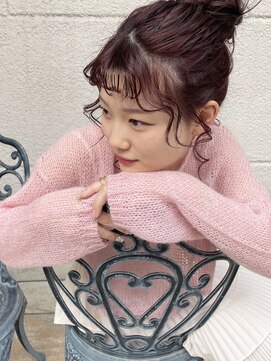 リア(li‘a) 【li’a】cassis color × ゆるアレンジ