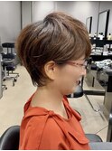 40代50代60代白髪マッシュショートボブ大人美人くびれ髪質改善