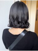 コテ巻き風ボブパーマ