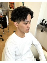 ビカム 名駅(become)&nbsp;【アップバング×ツイストスパイラルパーマ】スパイキーショート