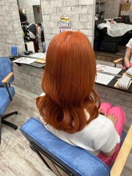 サロンジオ 本厚木(salon the O's) イメチェン/レッドブラウン/フルバング/似合わせカット/本厚木駅