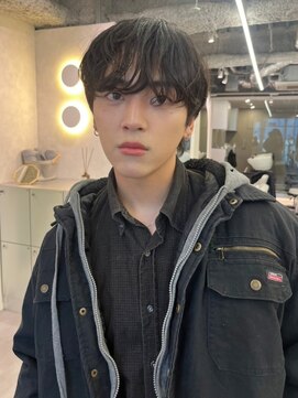 ベイルーム(BAYROOM by HONEY omotesando) 韓国マッシュスパイキーショートスペインカールブルーブラック1