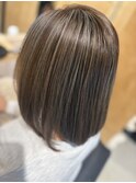 アッシュグレージュハイライト