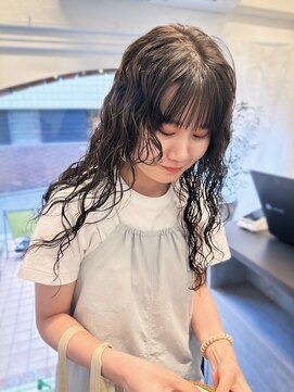 ラレイ ハラジュク(Lalei harajuku) 【白石】ロングスパイラルパーマカーリーヘアヒッピーパーマ原宿