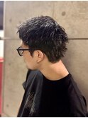 スパイキーショート ピンパーマ