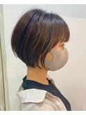 【浅田】丸みショートボブ