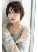 #15/イメチェン/ホワイトブロンド/外ハネボブ/ワイドバング/仙台
