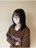 face layer×blue-black