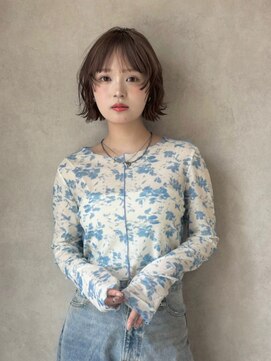 ミューバイケンジ(miu by KENJE) 柔らかさ引き立つ◎外ハネショートボブ