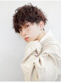 横浜★メンズパーマツイストスパイラルマッシュ