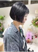 【坪井】ミニボブ×ブラック