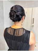 早朝ヘアセット/結婚式ヘア/参列ヘア/銀座ヘアセット/銀座