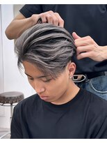 ステラ(STELLA)&nbsp;センターパート/メンズバレイヤージュ/メンズデザインカラー