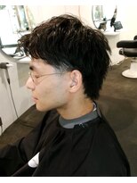 ゾーイボーイズ(ZOEY BOYZ)&nbsp;メンズマレットルーズショートダウンパーマ縮毛矯正