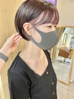 サンドレオ 新宿店(sand Leo)&nbsp;ミディアムレイヤーカット/髪質改善/韓国/前髪/新宿/ブリーチ