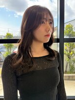 イーストハムアネーロ(EAST HAM anello)&nbsp;透明感ラテブラウン/ウェーブ/艶髪/レイヤーカット