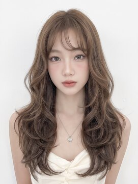 シュガーアンドソルト 垂水(SUGAR&SALT) ハッシュレイヤー/グレージュブラウン/韓国風/レイヤーカット