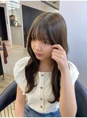 オリーブグレー/レイヤーカット/黒髪/マロンベージュ/横浜