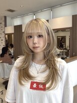 アッシュ 新杉田店(Ash)&nbsp;★新杉田レイヤーカット韓国ダブルカラー顔周り前髪カットボブ