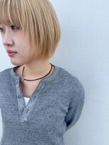 ヌル ヘア デザイン(nullus hair desigh)&nbsp;【nullus】ショート×ハイトーンベージュ