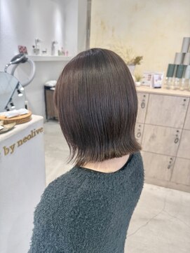 ビューバイネオリーブ 用賀店(Beau'r by neolive) ミルクティーブロンドデジタルパーマワンホンレイヤー［用賀］