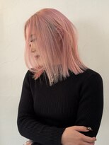 ヘアーカットパーラーコール(HAIRCUT PARLOR CALL) ホワイトピンクカラー♪♪