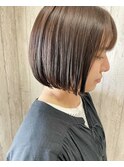 【ひとみ】切りっぱなしボブ