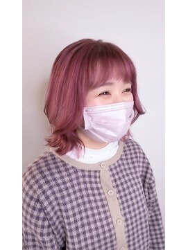 ヘアーアンドアイラッシュ ヨーク(Hair&eyelash york's) ハイブリーチピンク